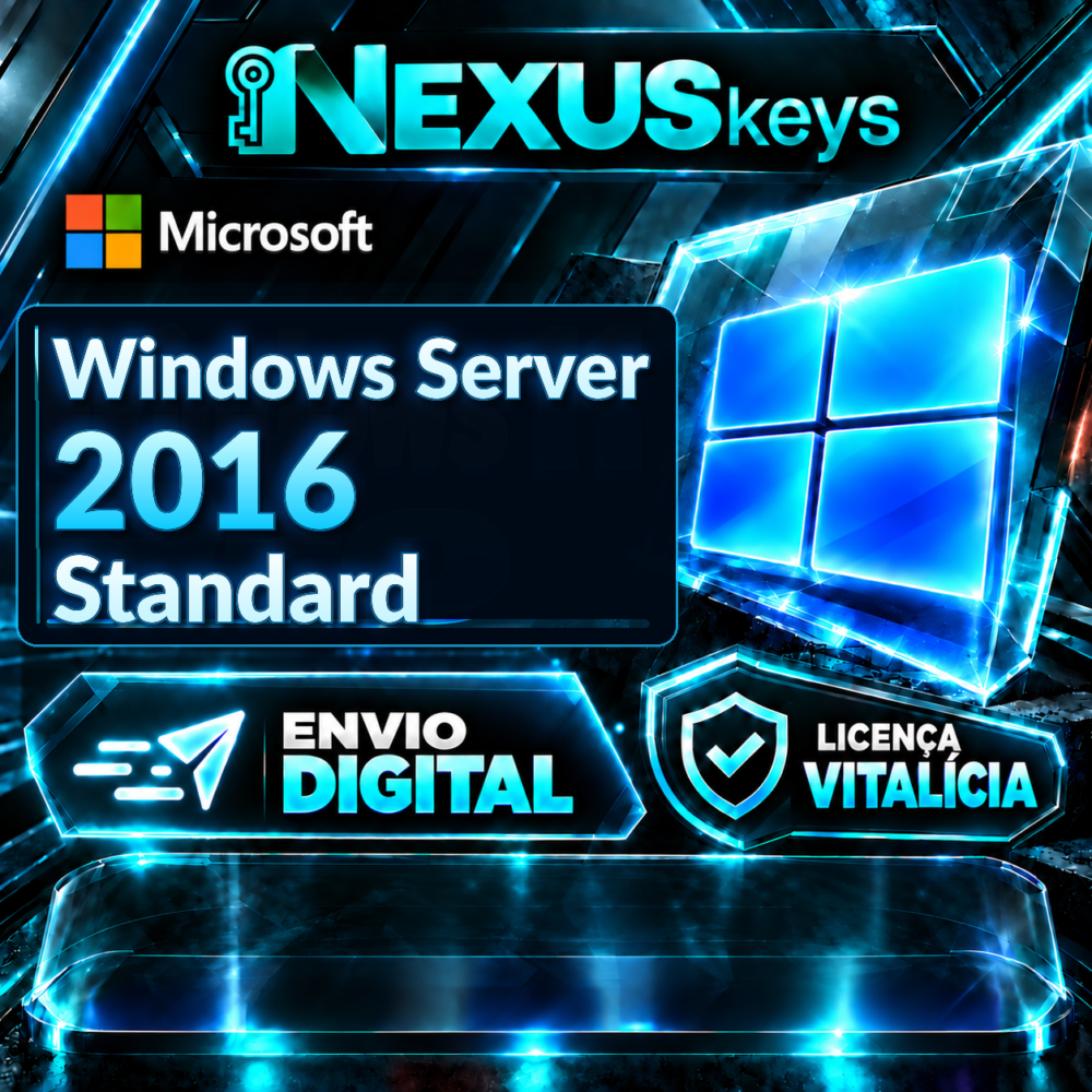 Windows Server 2016 Standard - Licença Digital - ESD