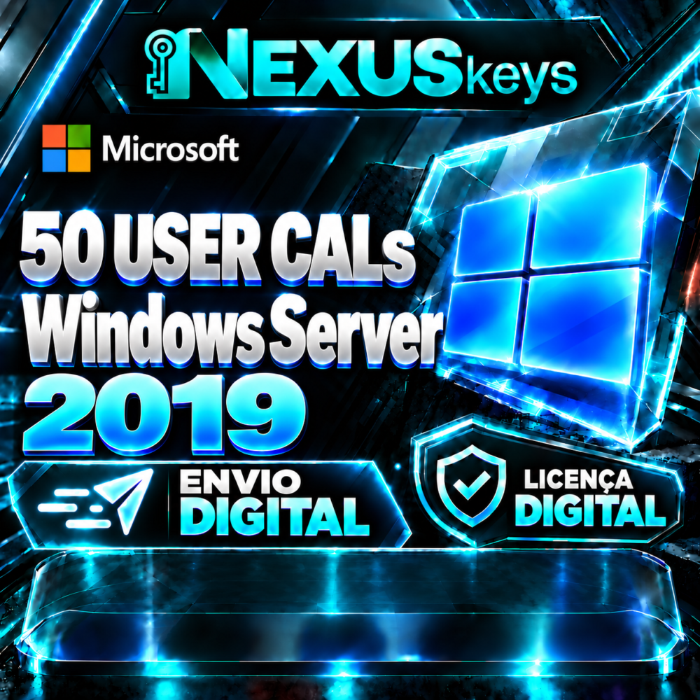 50 User CALs Windows Server 2019 - Licença Digital - ESD