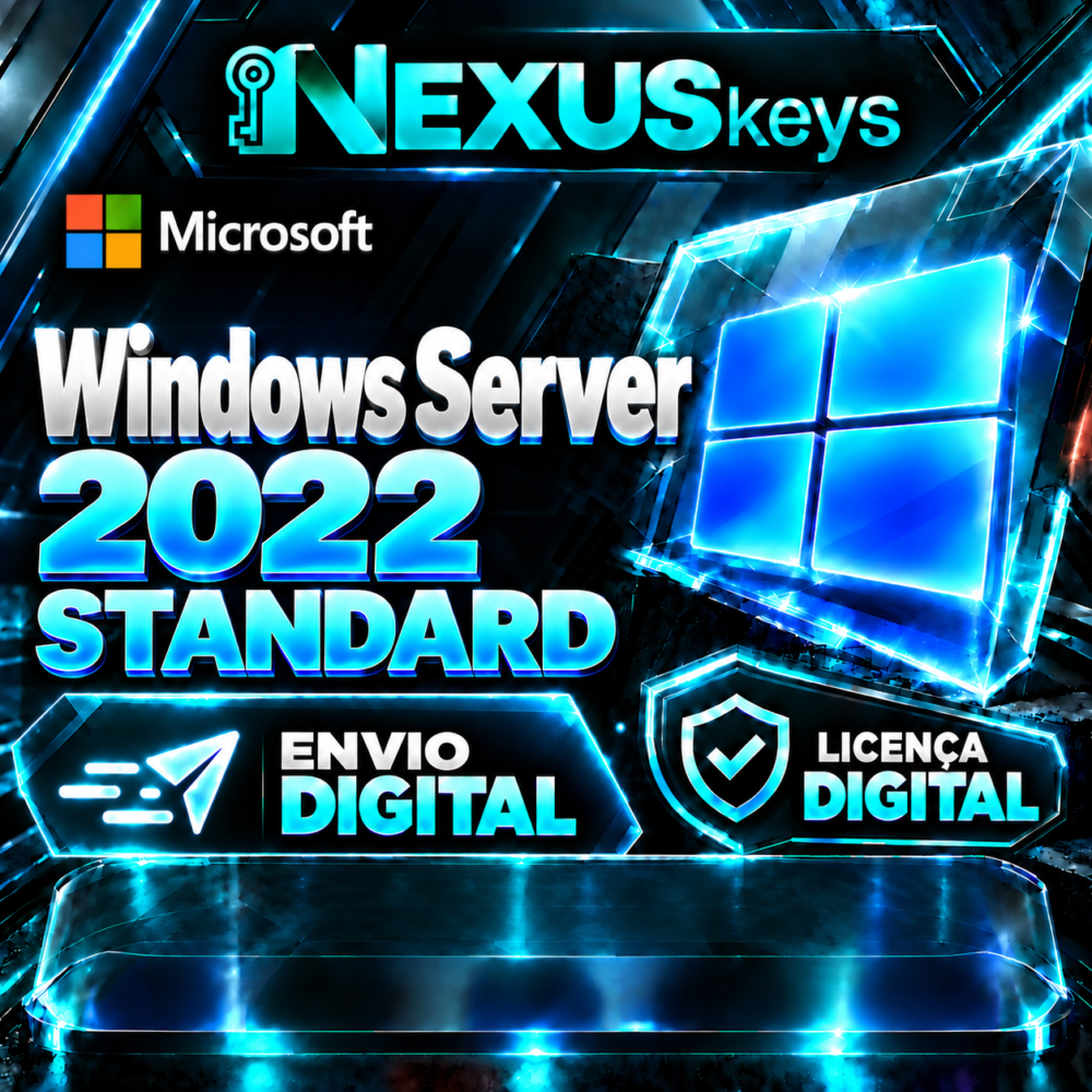 Windows Server 2022 Standard - Licença Digital - ESD