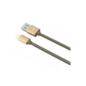 Cabo C3Tech USB Para LIGHTNING 2.0 2M Dourado - CB-210GD