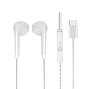 Fone Lecoo Intra USB-C Branco - EH104WH-C