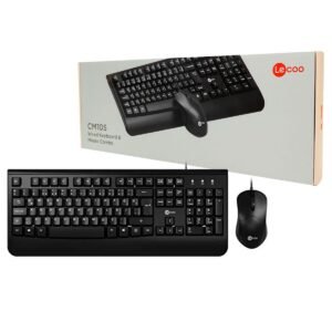 Kit Teclado e Mouse Lecoo USB Preto - CM105