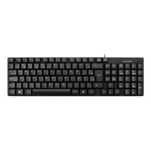 Teclado Básico Slim Tc193 Laser Usb Multi - Preto