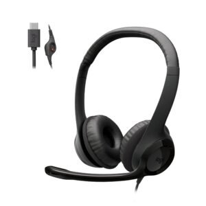 Headset Lecoo USB Preto - HT106