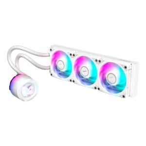 WATER COOLER 360MM LIAN LI HYDROSHIFT II OLED CURVO 360TL, ARGB, DISPLAY LCD 6.67", WHITE - GHS2OLDC36TW